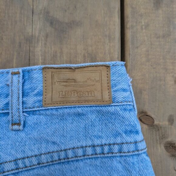 L.L. Bean Men's y2k Light Wash Classic Fit Straight Leg Jeans Size 34x32 - Picture 12 of 12
